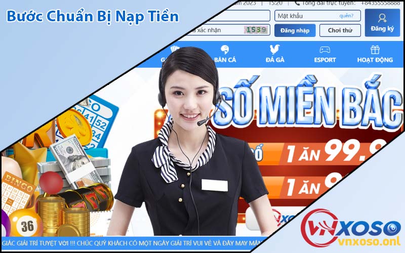 Bước Chuẩn Bị Nạp Tiền